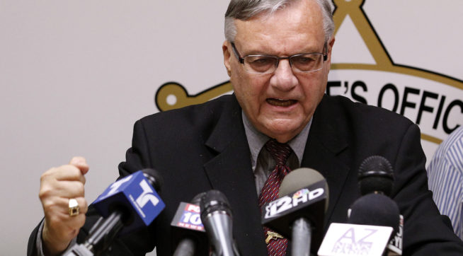Trump says may pardon Arizona ex-sheriff Arpaio Trump says may pardon Arizona ex-sheriff Arpaio