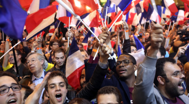 Macron, Le Pen set for French election run-off Macron, Le Pen set for French election run-off