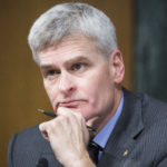 UNITED STATES - FEBRUARY 01: Sen. Bill Cassidy, R-La., listens to David Shulkin, nominee for Veterans Affairs secretary, testify during his Senate Veterans' Affairs Committee confirmation hearing in Dirksen Building, February 1, 2017. (Photo By Tom Williams/CQ Roll Call)