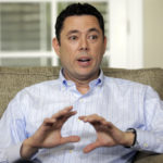 FILE - In this May 18, 2017 file photo, U.S. Rep. Jason Chaffetz speaks with reporters at his home in Alpine, Utah. Chaffetz set up a new company in April, just a day before announcing he wouldn’t run for re-election. Chaffetz, a five-term Republican, says he doesn’t feel compelled to talk about what he may do after leaving Congress next month. But he told The Associated Press on Tuesday May 23, 2017 that the business, Strawberry C, may become a reincarnation of his former public relations and marketing firm. (AP Photo/Rick Bowmer)