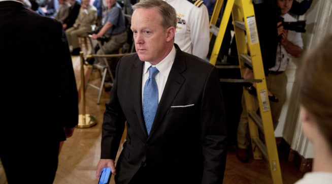 Spicer Won't Comment on His White House Future