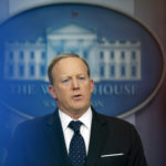White House press secretary Sean Spicer speaks during a briefing at the White House, Tuesday, June 20, 2017 in Washington. (AP Photo/Alex Brandon)