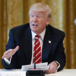 President Donald Trump speaks during the "American Leadership in Emerging Technology" event in the East Room of the White House, Thursday, June 22, 2017, in Washington. (AP Photo/Evan Vucci)