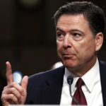 Former FBI Director James Comey speaks during a Senate Intelligence Committee hearing on Capitol Hill, Thursday, June 8, 2017, in Washington. (AP Photo/Alex Brandon)