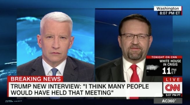 Anderson Cooper Gets Fed Up With Trump Official Dodging His Questions