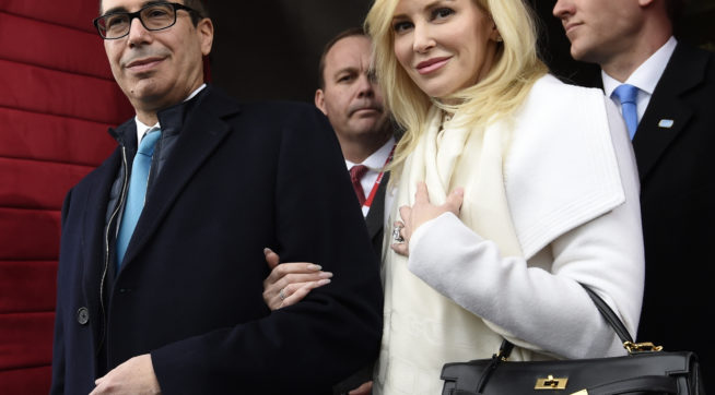 Mnuchin's wife rebuffs critic with a 'lol' Mnuchin's wife rebuffs critic with a 'lol'