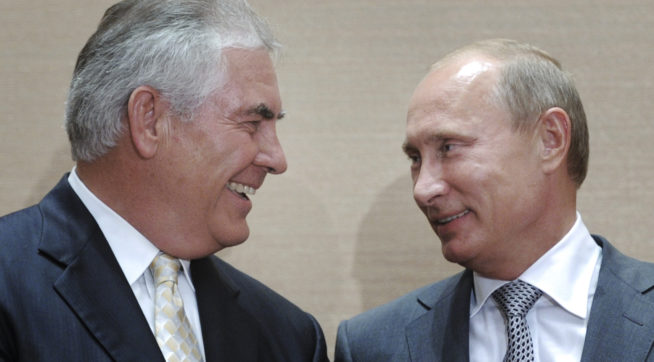 Putin: Rex Tillerson 'Seems to Have Fallen in With the Wrong Company'