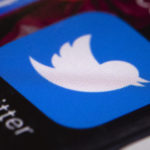 **HOLD FOR STORY S HALL** Show is a Twitter mobile phone icon in Philadelphia, Wednesday, April 26, 2017. (AP Photo/Matt Rourke)