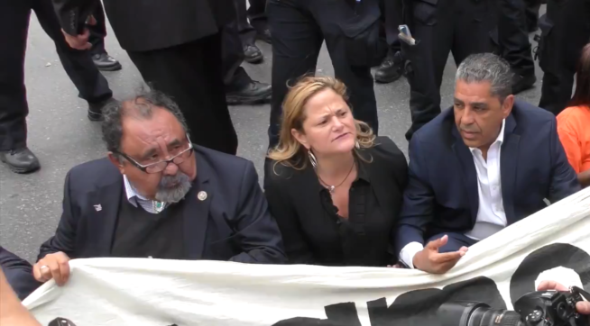 Rep. Grijalva arrested in front of Trump Tower Rep. Grijalva arrested in front of Trump Tower