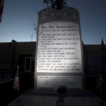 The Bloomfield Ten Commandments is pictured, Thursday, Nov. 10, 2016 at Bloomfield City Hall.