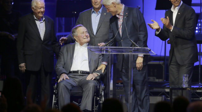Second woman accuses George HW Bush of groping her at ME theater Second woman accuses George HW Bush of groping her at ME theater