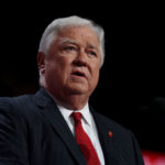 CLEVELAND, OH - JULY 18:  on the first day of the Republican National Convention on July 18, 2016 at the Quicken Loans Arena in Cleveland, Ohio. An estimated 50,000 people are expected in Cleveland, including hundreds of protesters and members of the media. The four-day Republican National Convention kicks off on July 18. (Photo by Joe Raedle/Getty Images)