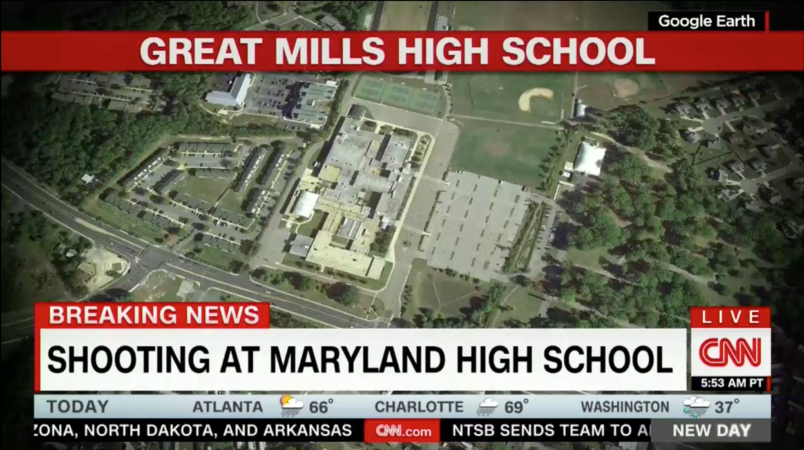 Maryland school shooting leaves 2 students injured, gunman dead