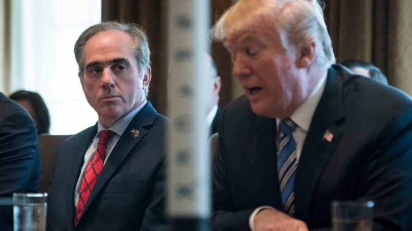 Ousted VA chief refuses to endorse Trump's inexperienced nominee