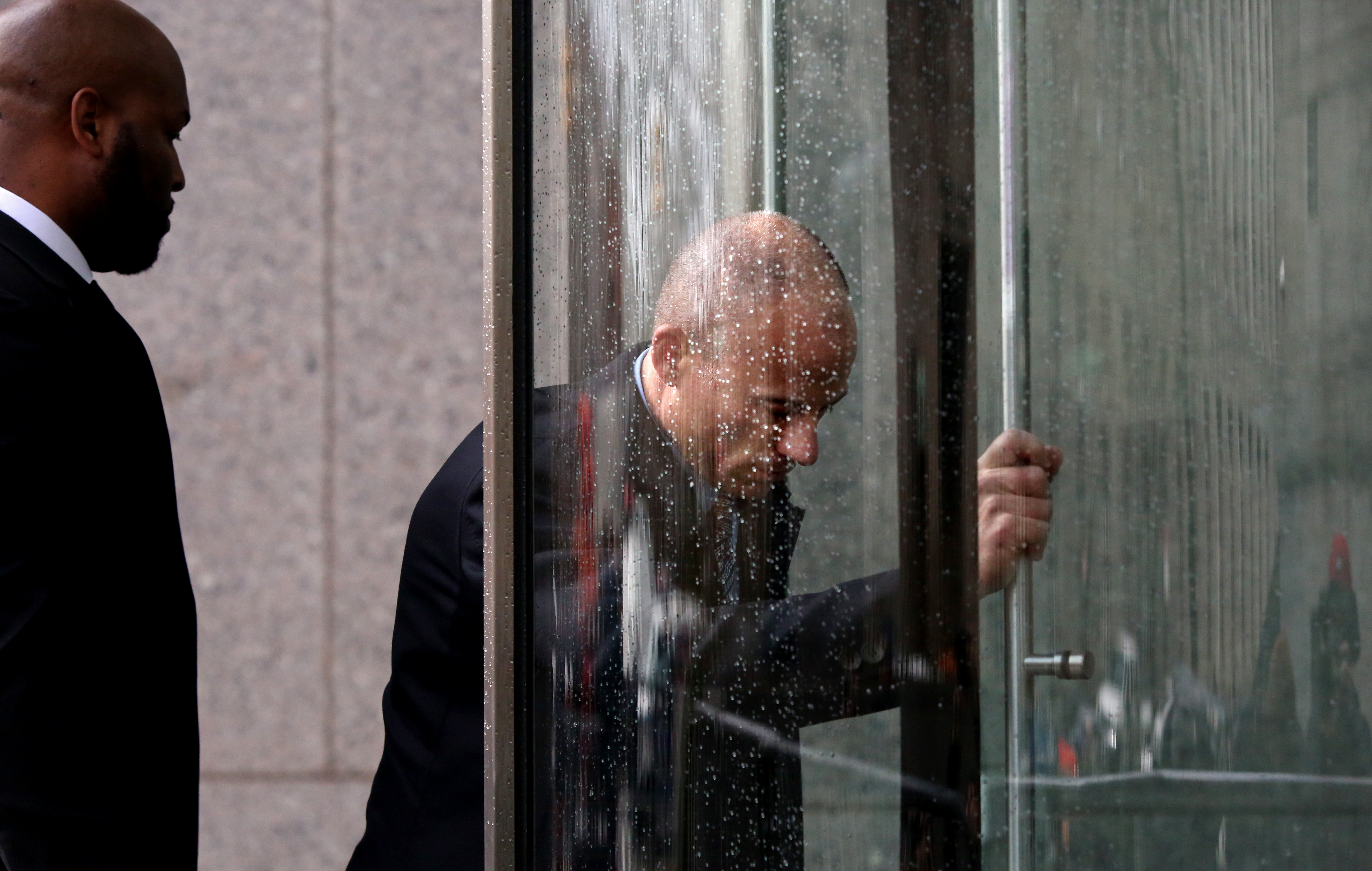 NEW YORK, NY - APRIL 16: Stormy Daniels' lawyer Michael Avenatti arrives to the Federal Court hearing related to the FBI raid on Michael Cohen's hotel room and office on April 16, 2018 in New York City. (Photo by Yana Paskova/Getty Images)