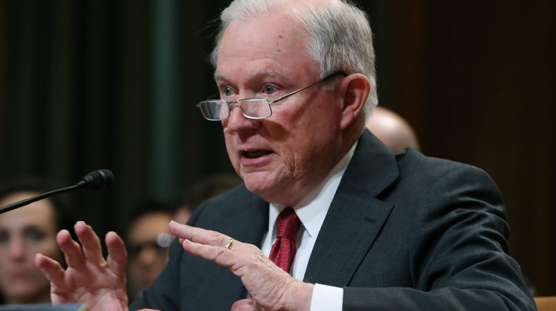 Attorney general won't say if he's discussed Cohen pardon with Trump