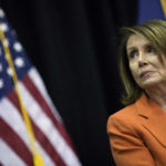 NEW YORK, NY - MAY 1: House Minority Leader Nancy Pelosi (D-CA) looks on during a bill signing event at John Jay College, May 1, 2018 in New York City. New York Governor Andrew Cuomo signed a bill ensuring domestic abusers are prohibited from possessing handguns and long guns in New York State. The bill also prohibits anyone with an outstanding warrant, felony, or other serious offenses from receiving or renewing a firearm license. (Photo by Drew Angerer/Getty Images)