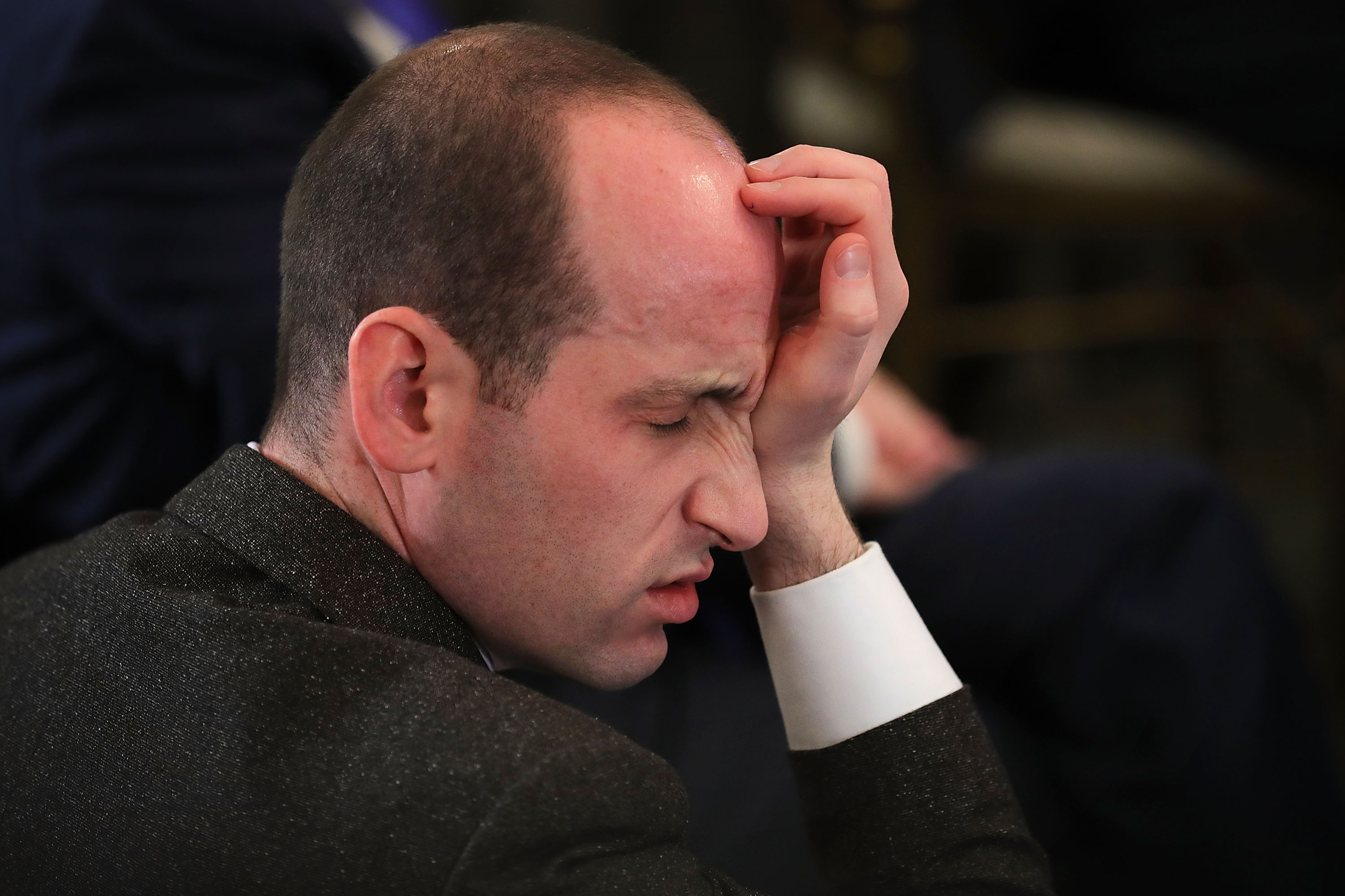 U.S. President Donald Trump hosts a business session with state governors in the State Dining Room at the White House February 26, 2018 in Washington, DC. The National Governors Association is holding its annual winter meeting this week in Washington.